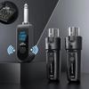 Беспроводной микрофонный преобразователь XLR Передатчик и приемник Беспроводная система Адаптер сигнала для аудиомикшера Динамический микрофон Гитара