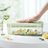 Силиконовая форма для кубиков льда, форма для льда, ящик для хранения, извлечение одним щелчком, льдогенератор, инструменты для коктейлей и виски, домашний ящик для льда