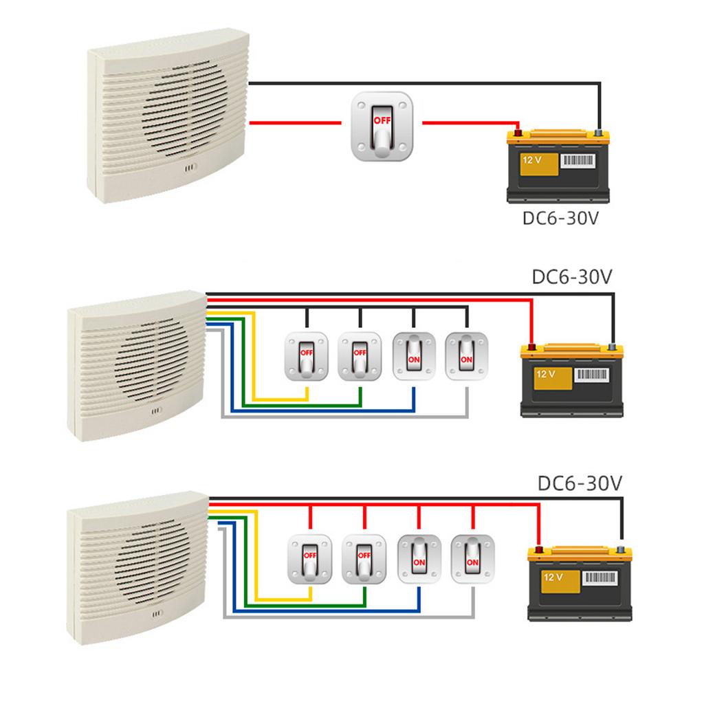 Звуковой сигнал заднего хода Аварийный сигнал заднего хода для автомобилей Напоминания о движении задним ходом для автомобилей Усовершенствованный дизайн процесса Крутой и стильный