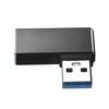 Портативный USB-адаптер-расширитель USB 3.0 с угловым разъемом Male-to-Female, высокая скорость передачи данных до 5 Гбит/с, черный