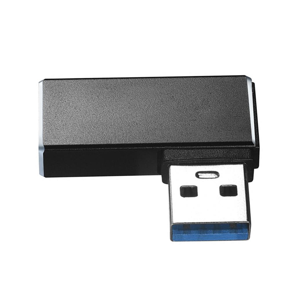 Портативный USB-адаптер-расширитель USB 3.0 с угловым разъемом Male-to-Female, высокая скорость передачи данных до 5 Гбит/с, черный