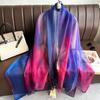 New Yourou yarn butterfly photo silk scarf fashion beach scarf travel vacation shawl sun protection scarf