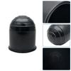 Universal 50MM Trailer Accessories Black Trailer Ball Cover Tow Bar Ball Cover Cap Hitch Protection Car Styling