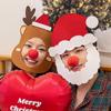 Partymon Rudolph Nose Santa Mask Home Party Headband Supplies