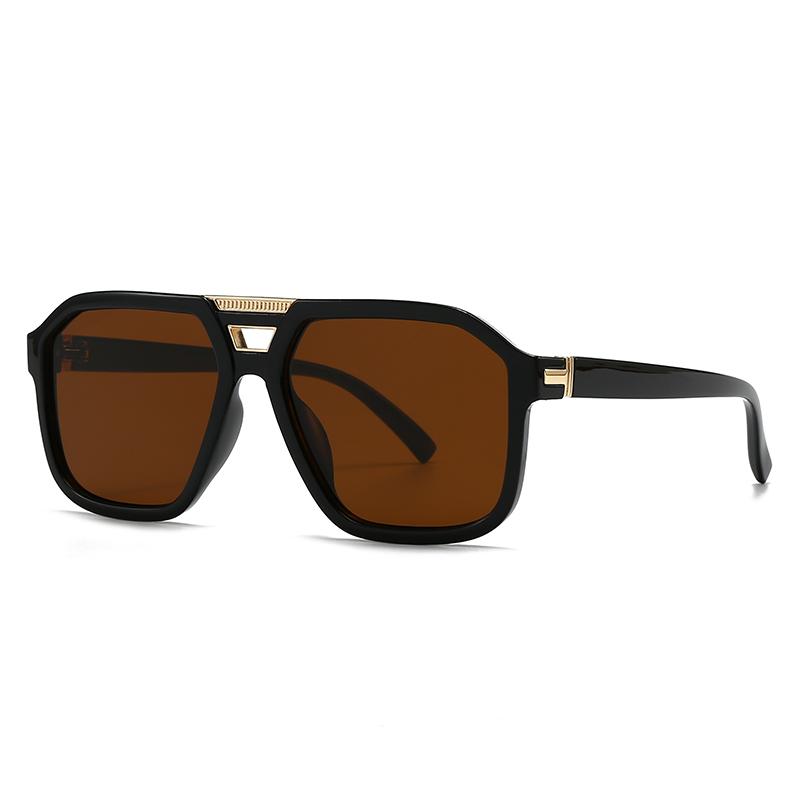 Cross-Border Export New Modern Retro Large Frame Men's Sunglasses Ins Style Street Shooting Big Brand Ink Lh290