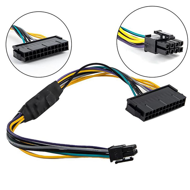 Для DELL Optiplex 3020 7020 9020 Переходник питания с 24-контактного на 8-контактный кабель Замена