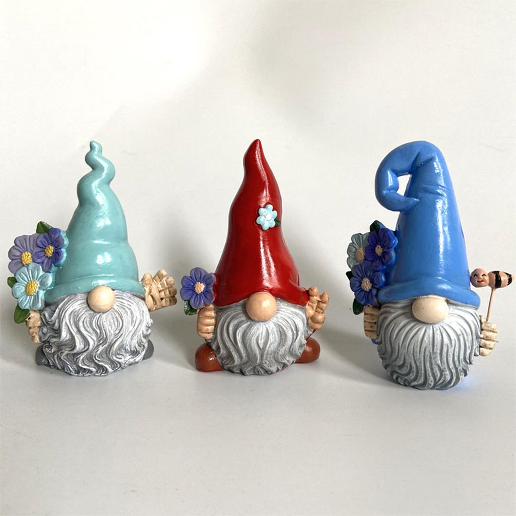 Faceless Doll Ornament Cute Gnome Statue Cute Garden Gnome Garden Figurine Decoration Gnome Statue Gnome Decor Gnome Adornment Three-dimensional Resin