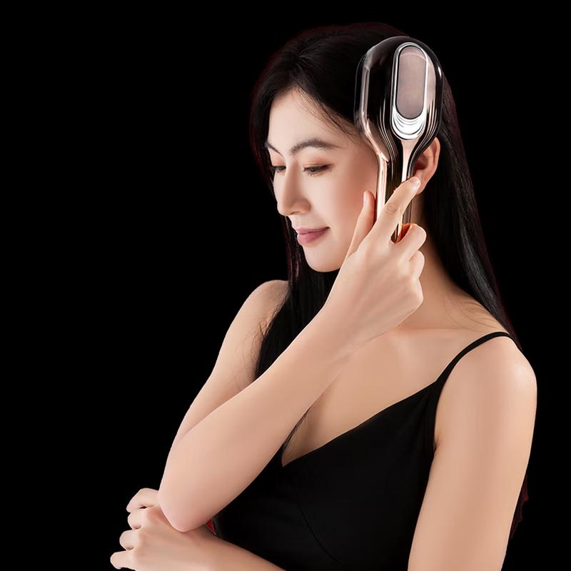 MIAOJIE Handheld Scalp and Body Massager with Light Therapy CN plug (adapter included)