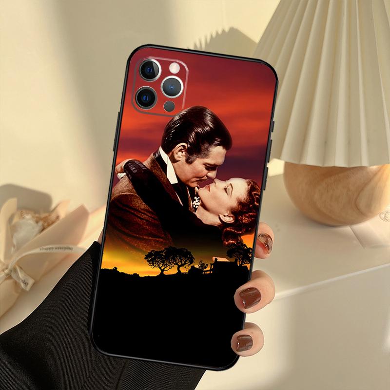 Чехол для телефона 'Унесенные ветром' для iPhone 16 14 13 12 11 15 17 Pro Max 13 mini 15 16 Plus 16e 17 Air Cover Funda