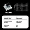 Outemu Switch for Keyboard 3Pin Linear Tactile Clicky Silent Switches for Mechanical Keyboards Gray White Red Blue Gaming Switch Pushbutton Switches