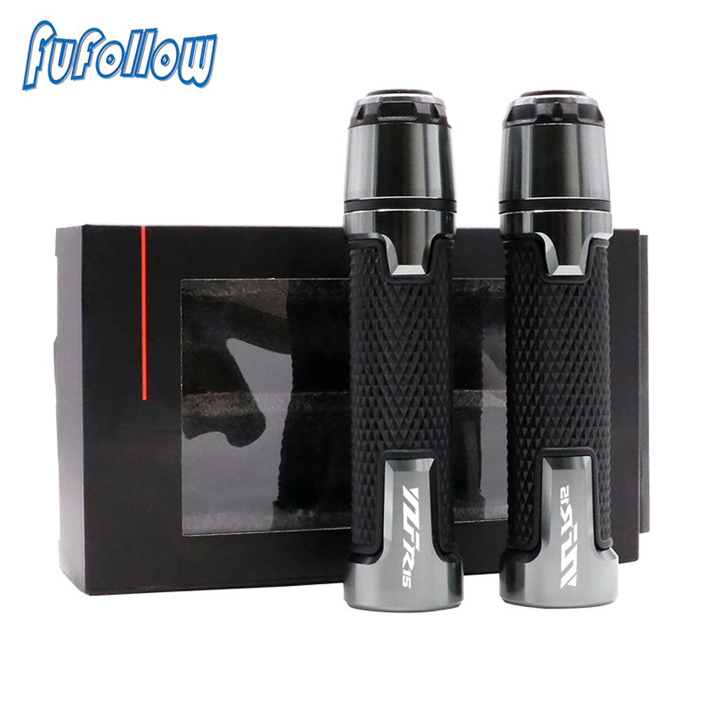 Motorcycle YZF R15 Handlebar CNC Aluminum Accessories For Yamaha YZF R15 V2 V3 ABS 2009- 7/8"22MM CNC Handle ends Grips