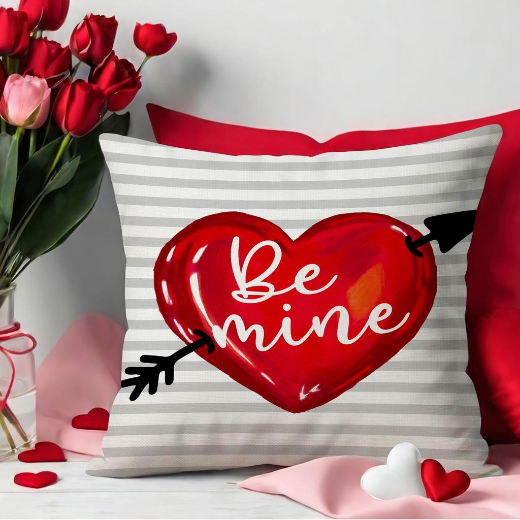 Valentine's Day Love Pillow Case Bedroom Decoration Letter Print Pillow New Style Sofa Pillow