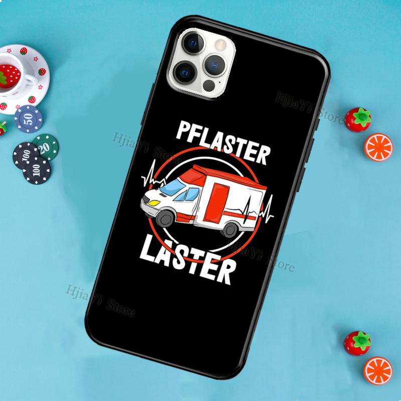 Ambulance EMS EMT Paramedic Soft Case For iPhone 13 12 11 14 Pro Max XS XR X 12 13 mini SE 2020 6S 7 8 Plus Phone Cover