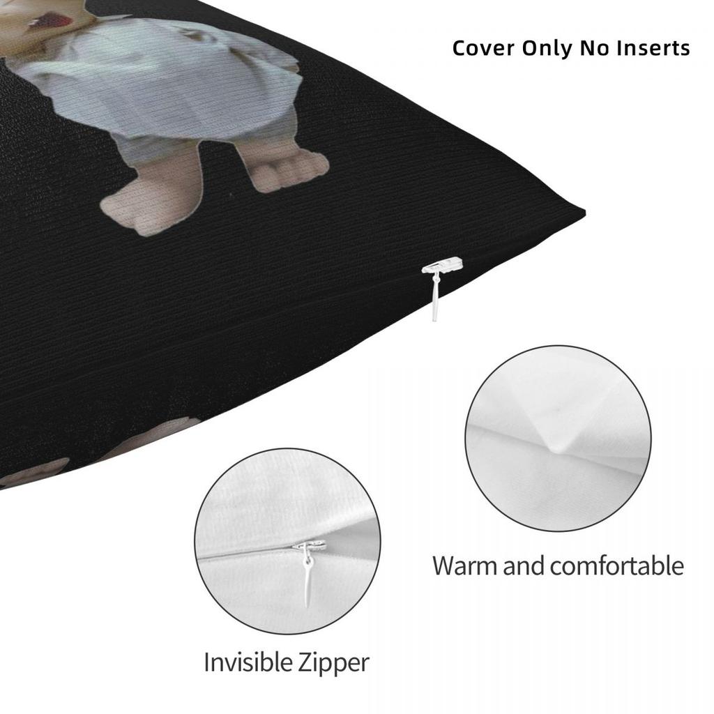Topo Gigio Pillowcase Polyester Cushion Comfort Throw Pillow Sofa Decorative Cushions Used for Home Bedroom Living Room