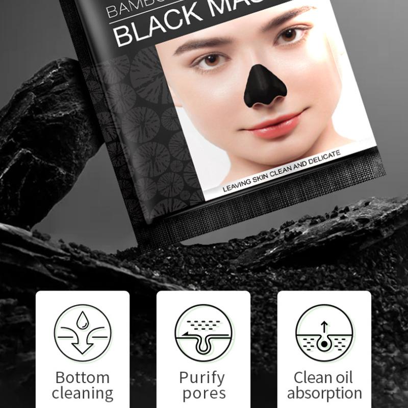 Nose Patch SADOER Bamboo Charcoal Blackhead Nasal Mask Sticker T-zone Care