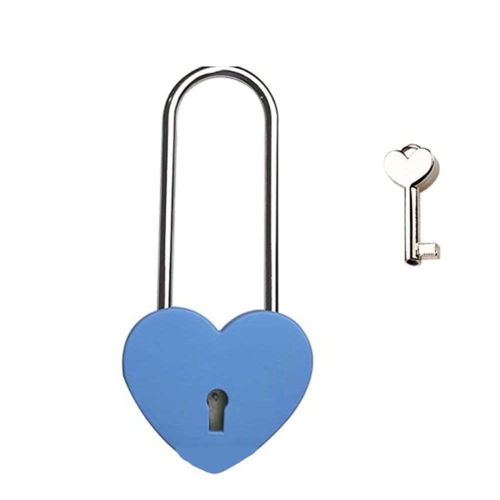 Портативный любовный замок романтический металлический любовный замок пара одинарный сердечный замок шкатулка для украшений
