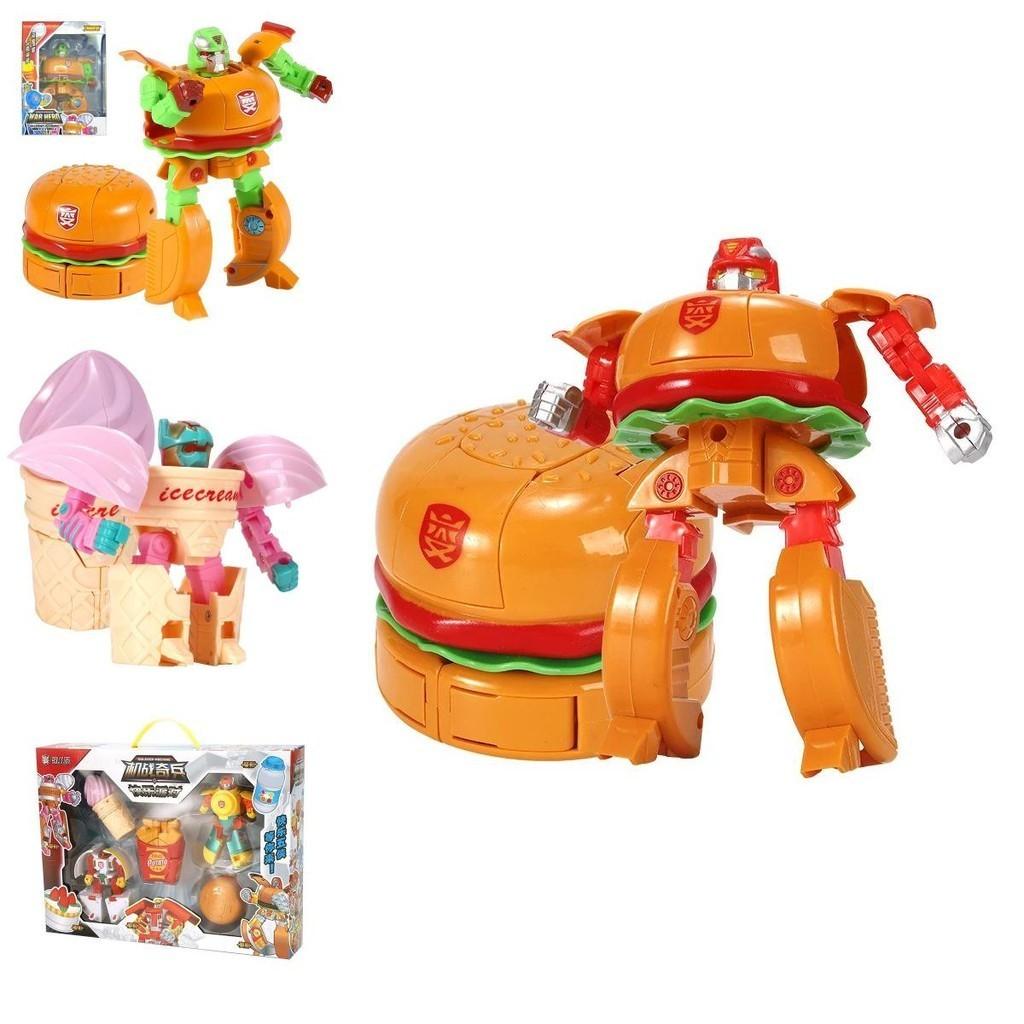 Игрушка-деформатор Fun Food Робот Симуляция Картофель фри Бургер Мороженое**