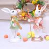 Scepter Trumpet Design Rabbit Statue Ornament Resin Crafts Animal Sculpture  Party Gifts