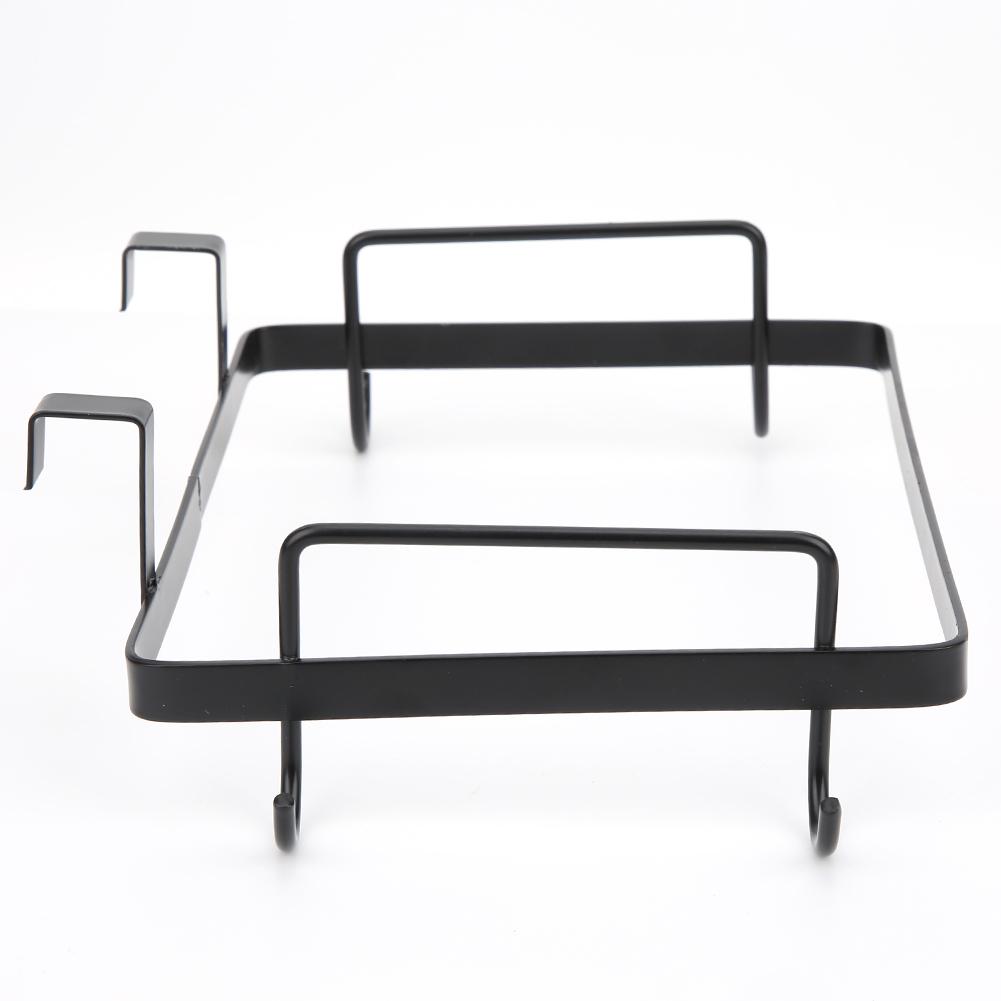 Бытовой Подвесной Железный Стойка-Держатель для Мешка для Мусора Кронштейн Хранение Мусора Кухонный Аксессуар Черный