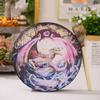 Decorative Hand Drum with Drumstick, Patterned Percussion Drum for Holiday Scene Decor