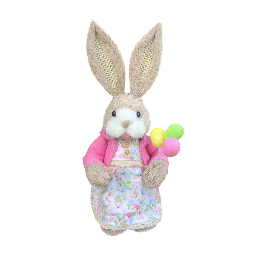 Пасхальные украшения в виде кролика. Украшение дома. Украшение торгового центра. Украшение сада.