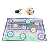 Soccer Ball Game Mat Set Indoor Outdoor Football Toss Target Game Toss Soccer Goal Game with Soccer