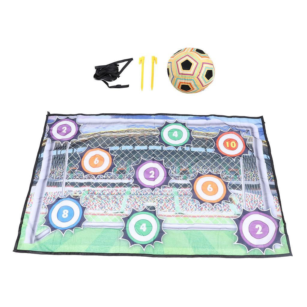 Футбольный мяч игровой коврик набор для игры в футбол в помещении и на открытом воздухе метание мишеней игра в футбольные ворота с футболом 