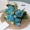 Supplies Home Ornament Wedding Party Decoration  Rose Bouquet Artificial Flowers  Silk Peony