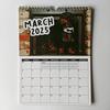 2025 Wall Calendar Cartoon Dog Print Wall Hanging Calendar Monthly Daily Planner Holiday