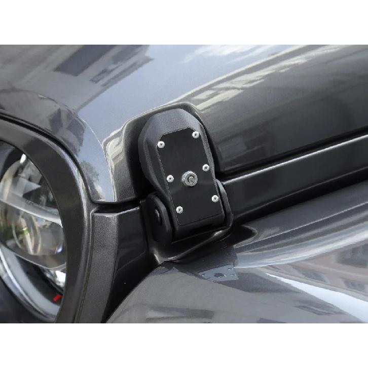 1 Set Engine Hood Latch Lock Catches Kits for Jeep Wrangler JK 2007-2017 Wrangler JL Unlimited 2018-Later Metal Car Accessories