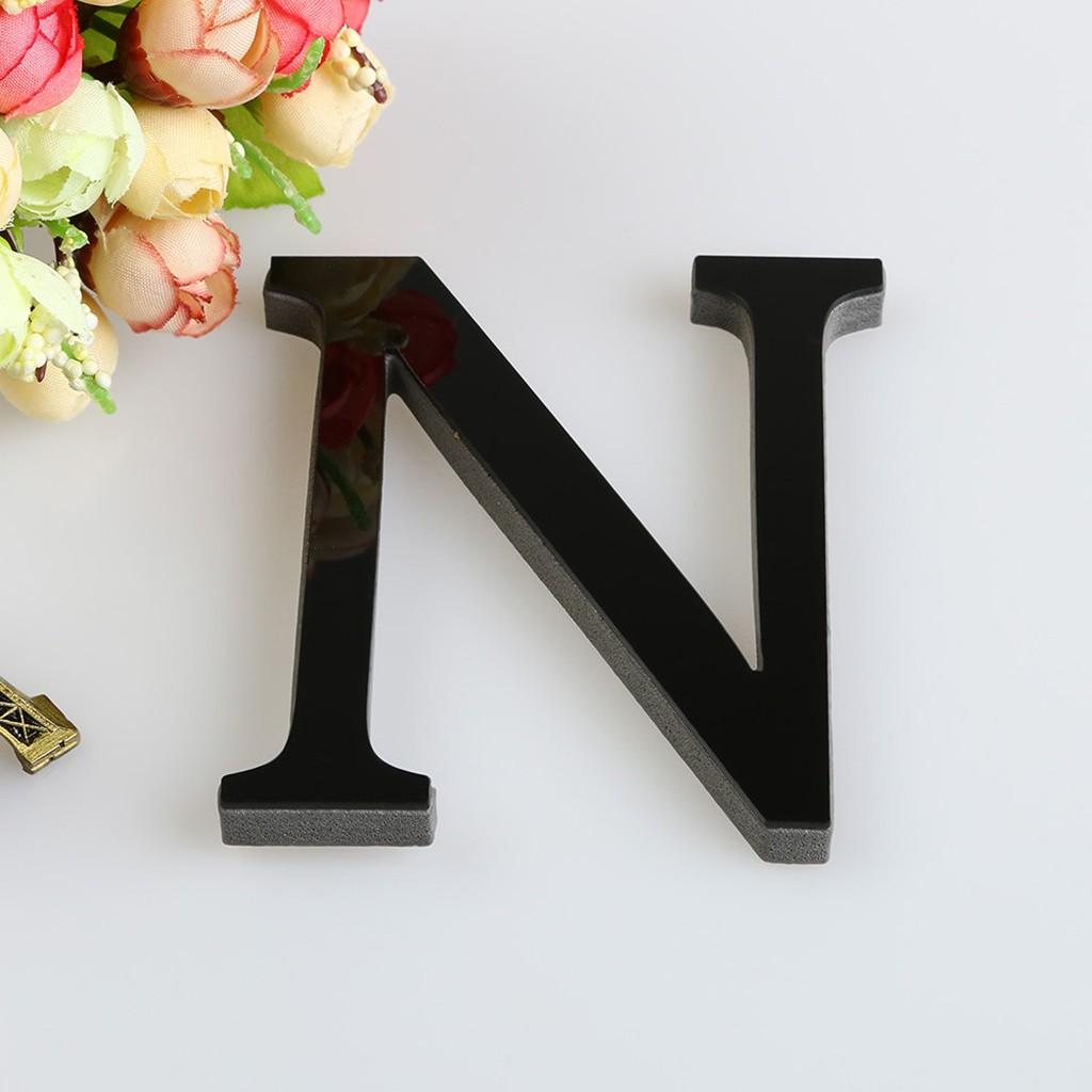 26 букв DIY 3D зеркало акриловые наклейки на стены наклейки домашнего декора стены искусства росписи