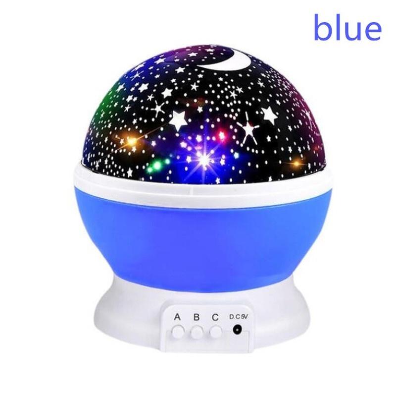 3-цветный светодиодный вращающийся проектор, ночник со звездным небом, романтический ночной светильник, новинка, подарок на День святого Валентина ARI