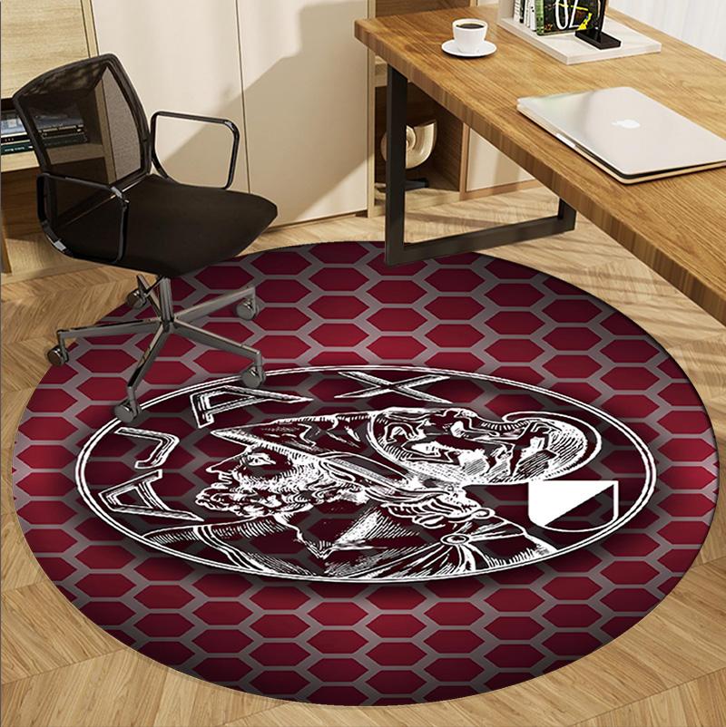 Ajax Pattern Round Rug, Indoor/Outdoor Mat, for Picnic, Gameroom, Bedroom, Office, Living Room, Home Decor Carpet, Birthday Gift