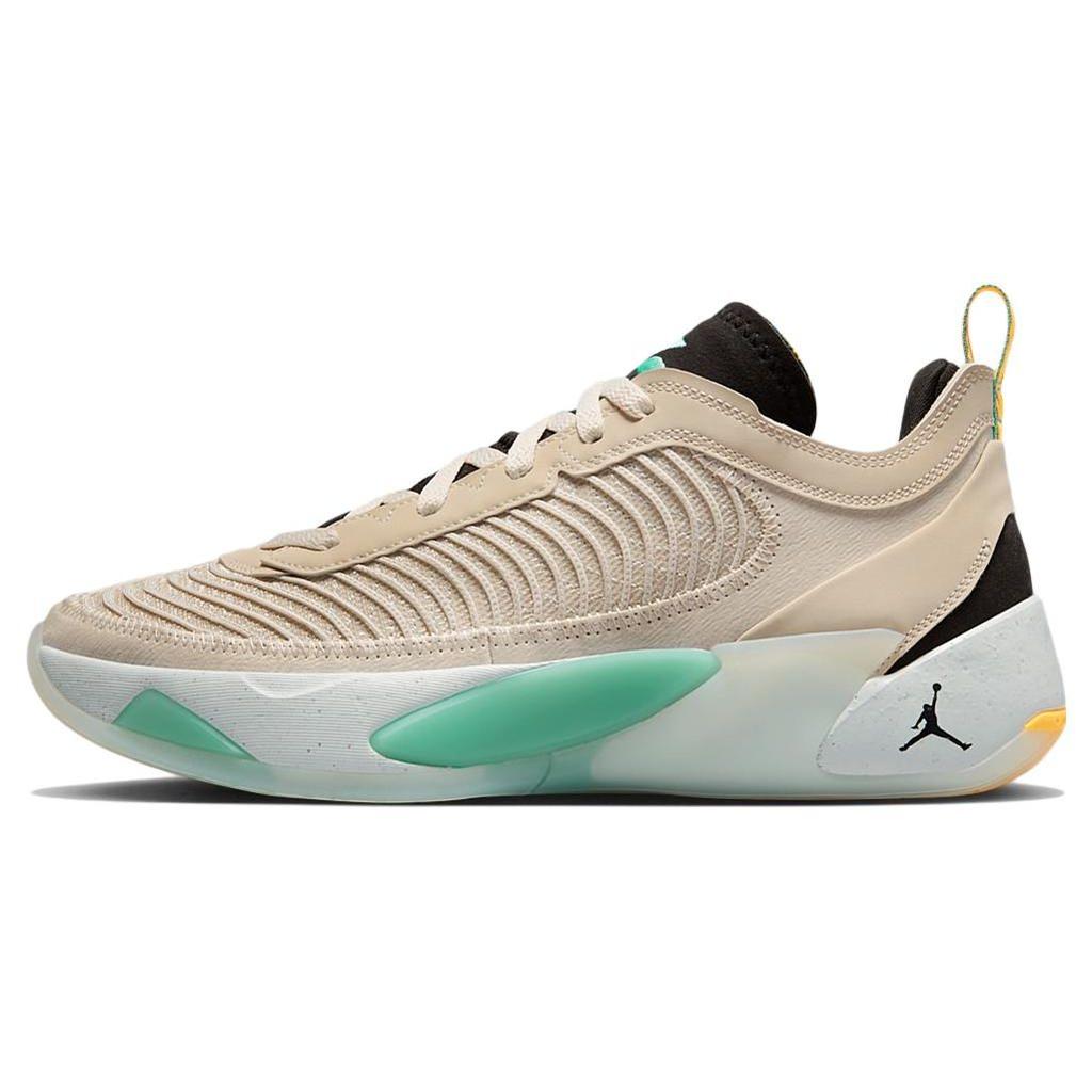 Air Jordan Luka 1 Next Nature PF Light Orewood Brown Men Sneakers Light-Menta Black Barely-Green DR9829-130
