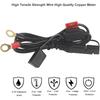 [ 6 PACK] Sae To O Ring Terminal Harness 2FT - Sae Eyelet Ring Terminal Cable 16Awg Motorcycle Battery Trickle Charger Extension Cord With Sae