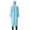 1 Set Unisex Graduation Robe Hat Set Front Zipper Loose Tassel 2024 Year Tag College Bachelor Doctor Master Graduation Ceremony Gown Cap Tassel Set