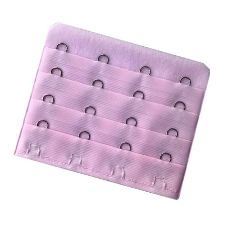 Bra Extender 4 by 4 Rows of Hooks Pink