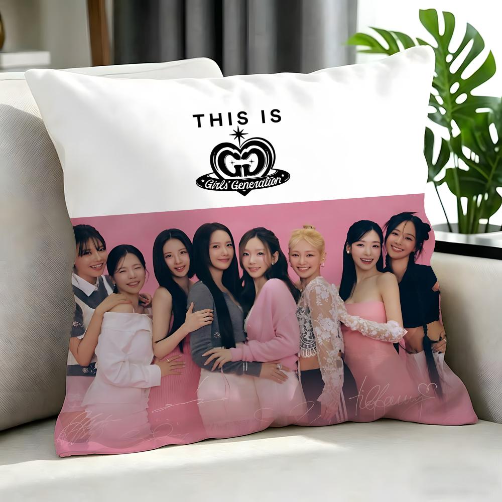 kpop Girls Generation Cushion Cover Cushion Cover Set Pcs x x x Pillowcase Decorative Sofa Home Decor