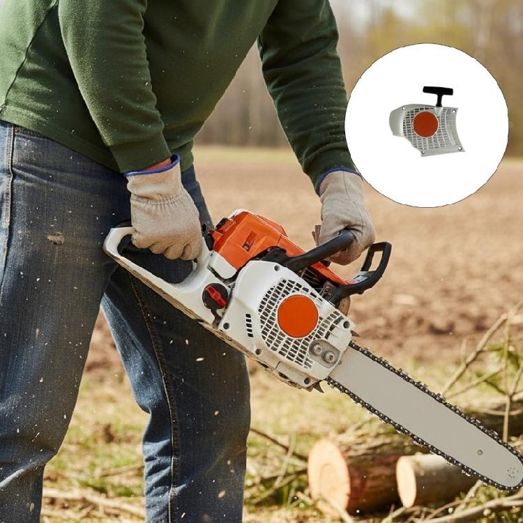 Быстрозаменяемый стартер с веревкой для бензопил MS201 MS201T MS201TC Изготовлен из высокопрочного пластика