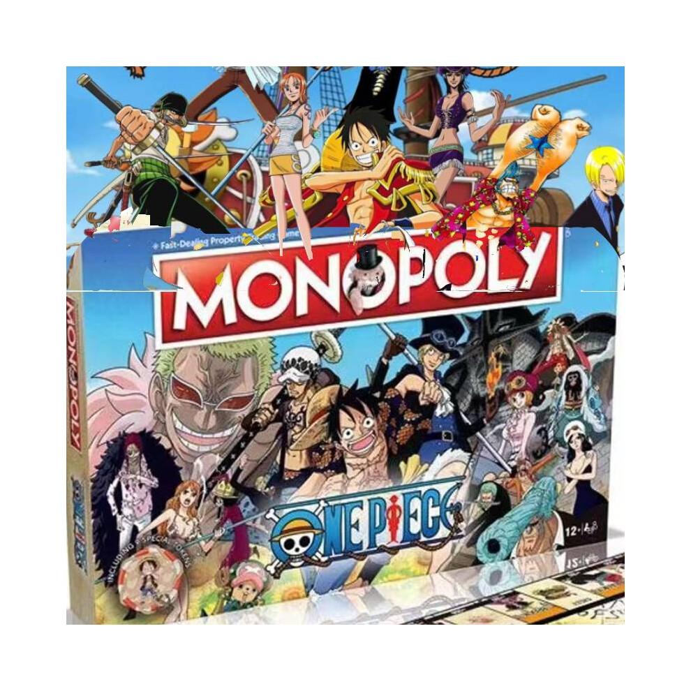 One Piece Monopoly Board Role Playing Games Card Puzzle Game Team Collaboration