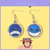 Новые японские аниме серьги One Piece оптом, вращающиеся серьги Белоуса Эйса