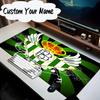 Custom Name Mouse pad Real Betis Crest Artwork Mouse Pad Desk Mat, Non-Slip Rubber Backer Pad For Computer Notebook Gaming Mouse Pad Birthday Gift
