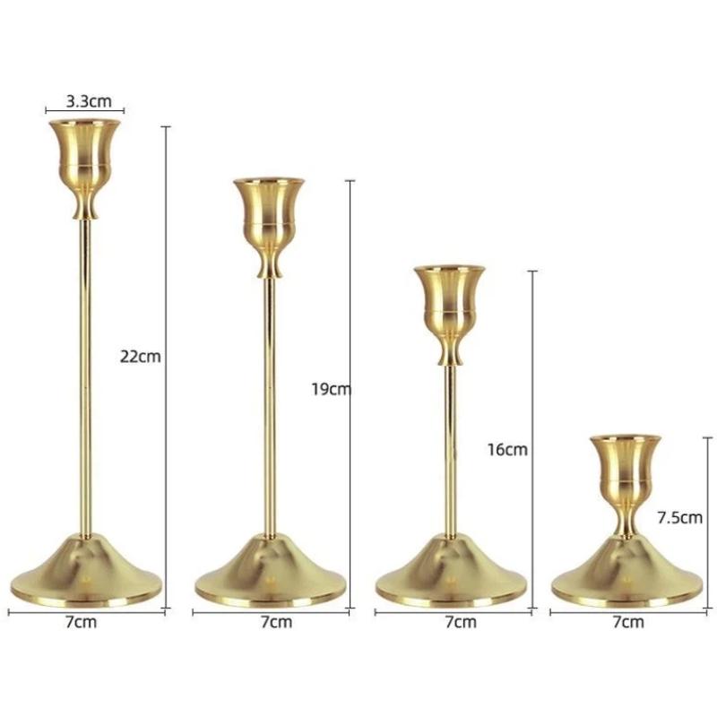 Nordic Vintage Metal Candle Holder – Romantic Candlelight Dinner Decor for Valentine’s Day and Home Decoration