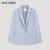  Она S мисс минималистичный пиджак на одной пуговице SwSjko11030 Ll