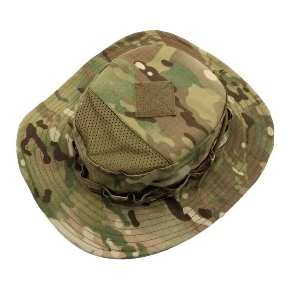 Large Brim Fisherman Hat Breathable Multicam Fishing Sun Cap Durable Bucket Benny Hats Hiking