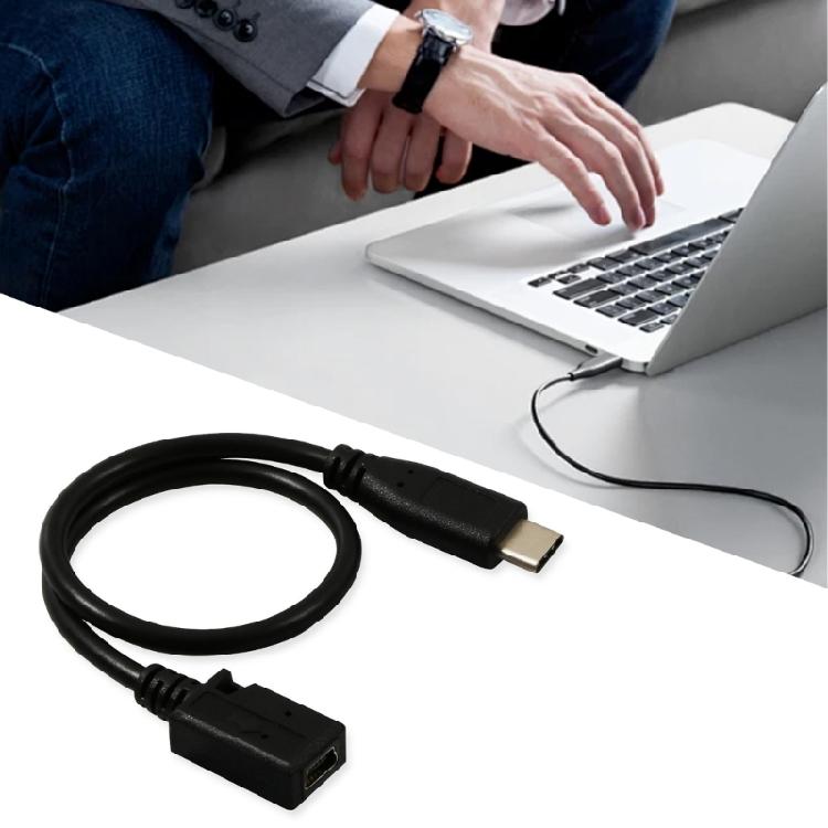 Кабель-адаптер для смартфонов и планшетов, USB 5Pin (мама) - Type C (папа), линия-конвертер