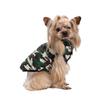 Reversible Camouflage Vest for Pomeranian & Bichon: Small Dog Winter Coat