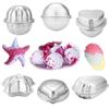 12pcs New Aluminum Metal Bath Bomb Mold Mould For DIY Fizzles Homemade Crafting