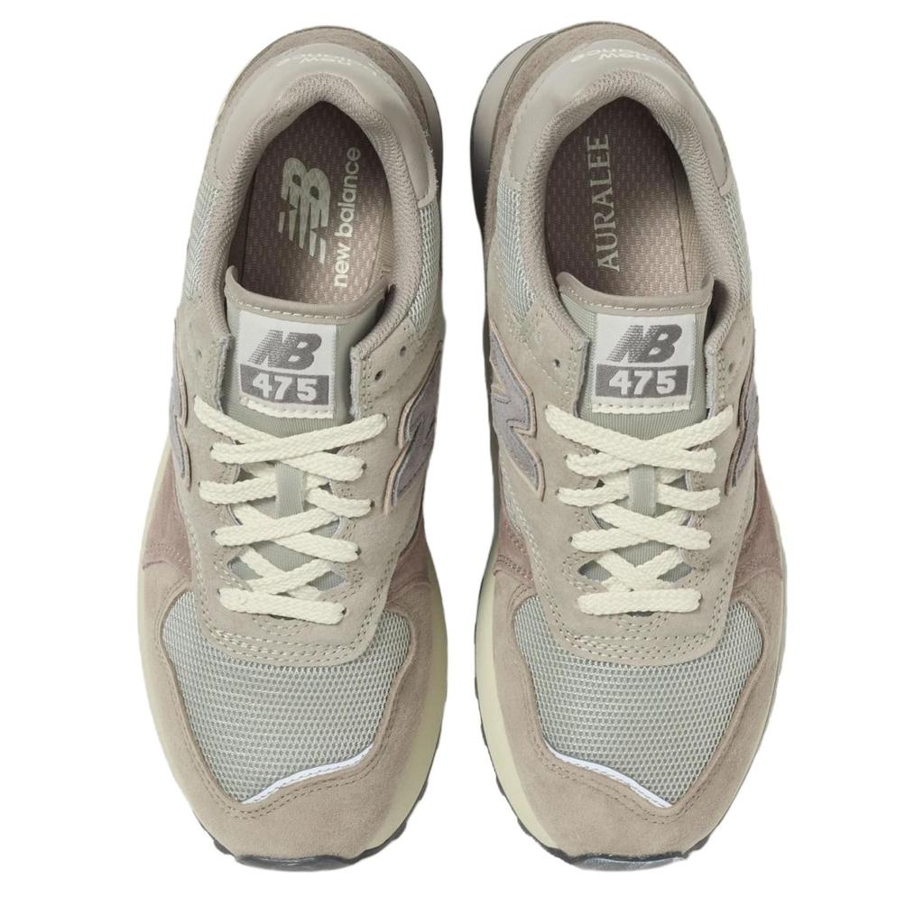 AURALEE x New Balance 475 London Fog Унисекс Кроссовки Серый Серо-коричневый Сокол U475AE