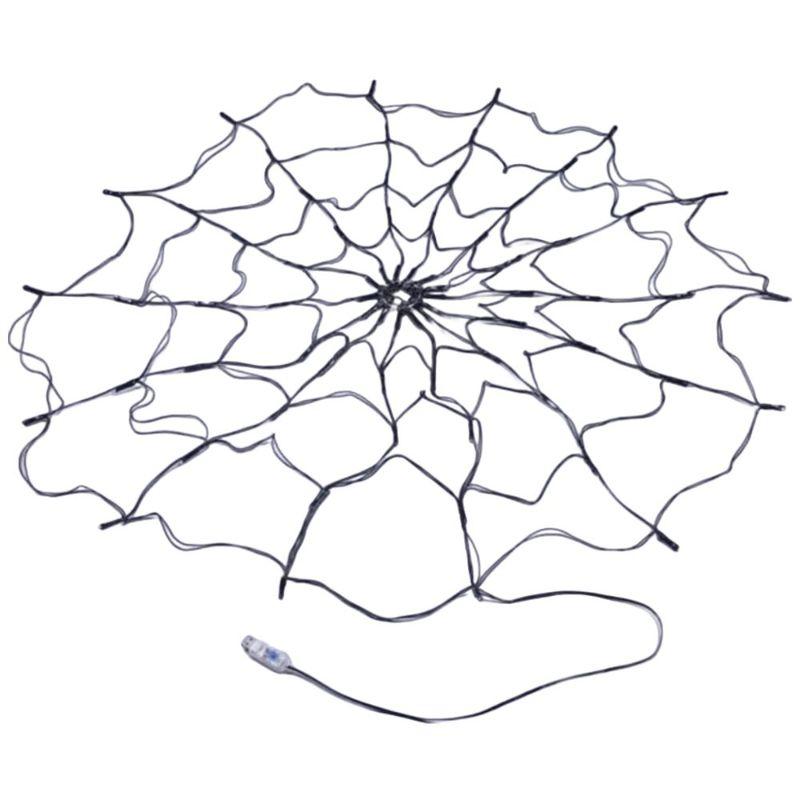 Halloween LED String Light 70 Lamp Purple Warm White Light Haunted House Light Waterproof Party String Lighting Window Display